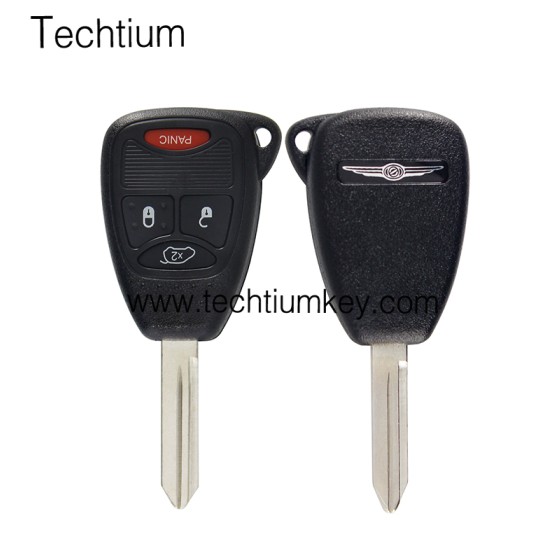 with battery clamp 3+1 button remote key shell for Chrysler